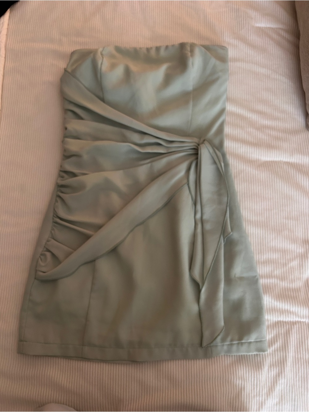 superdown Strapless Mint Green Mini Dress